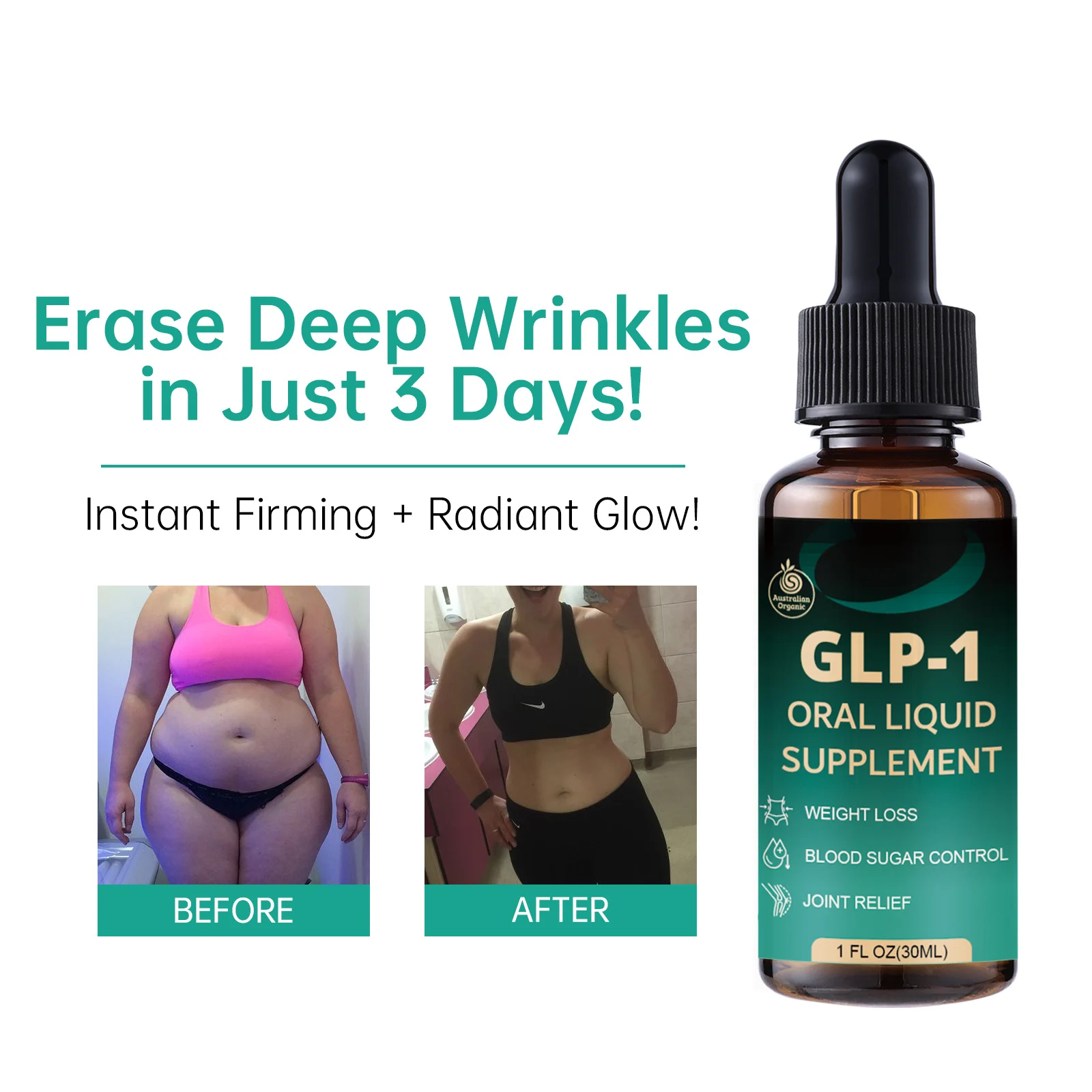 GLP-1 Oral Liquid Supplement for Weight Loss & Blood Sugar Control 30ml 10 glp1 oral liquid supplement weight loss blood sugar control goo 9pj8kj9b desc 4