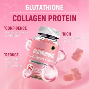 Glutathione Collagen Gummies Custom OEM Skin Glow Supplement
