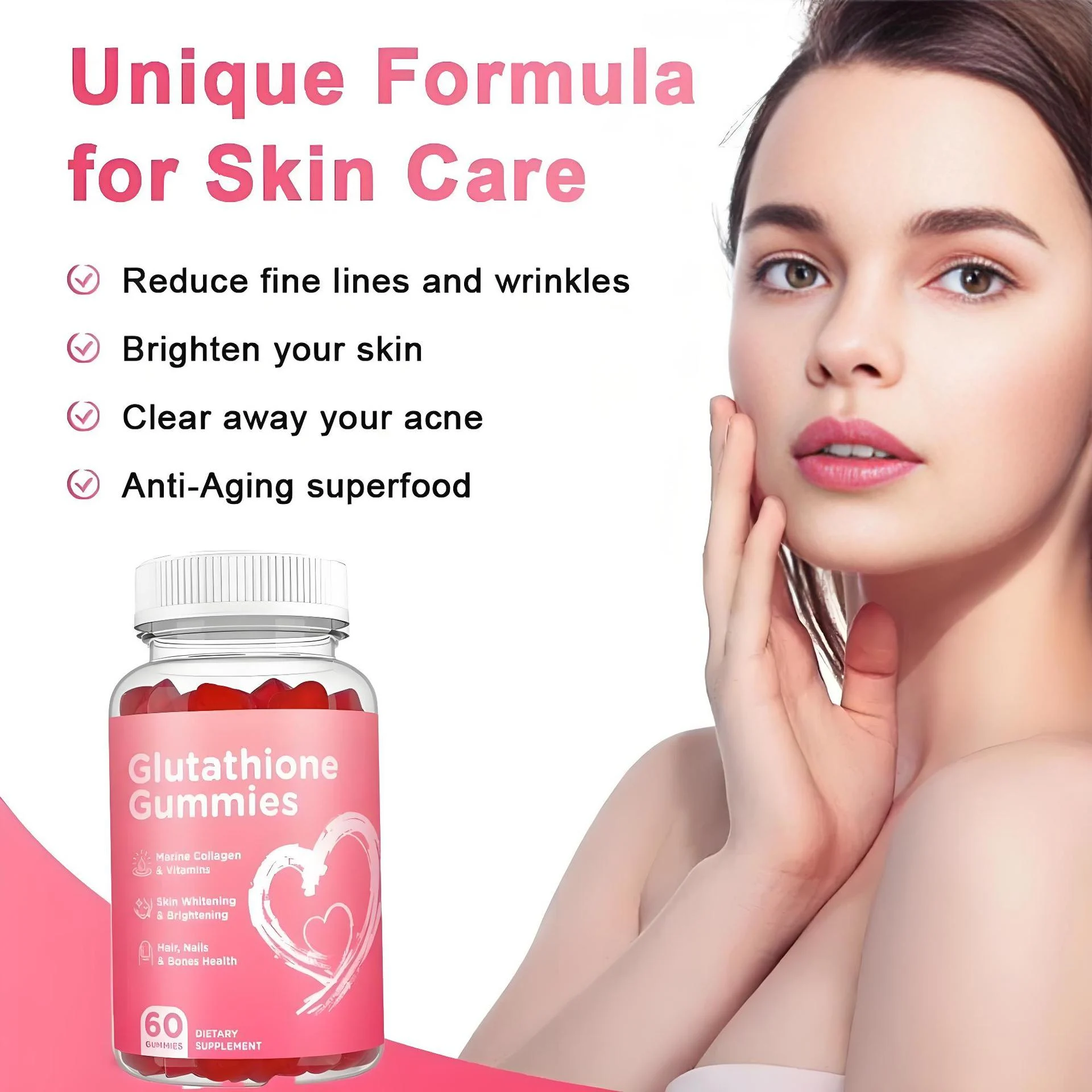 Yami Glutathione Gummies for Skin Whitening, Anti-Aging & Brightening 7 glutathione collagen gummies goo naxp4nza desc 3