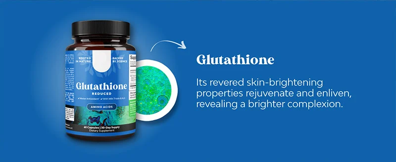 Glutathione Skin Whitening Capsules Supplement with Milk Thistle & ALA 12 glutathione skin whitening capsules goo 6e7ghuuj desc 7