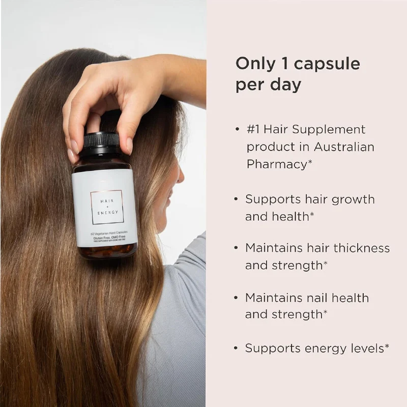 Hair Growth Vitamin Capsules with Biotin Collagen Keratin