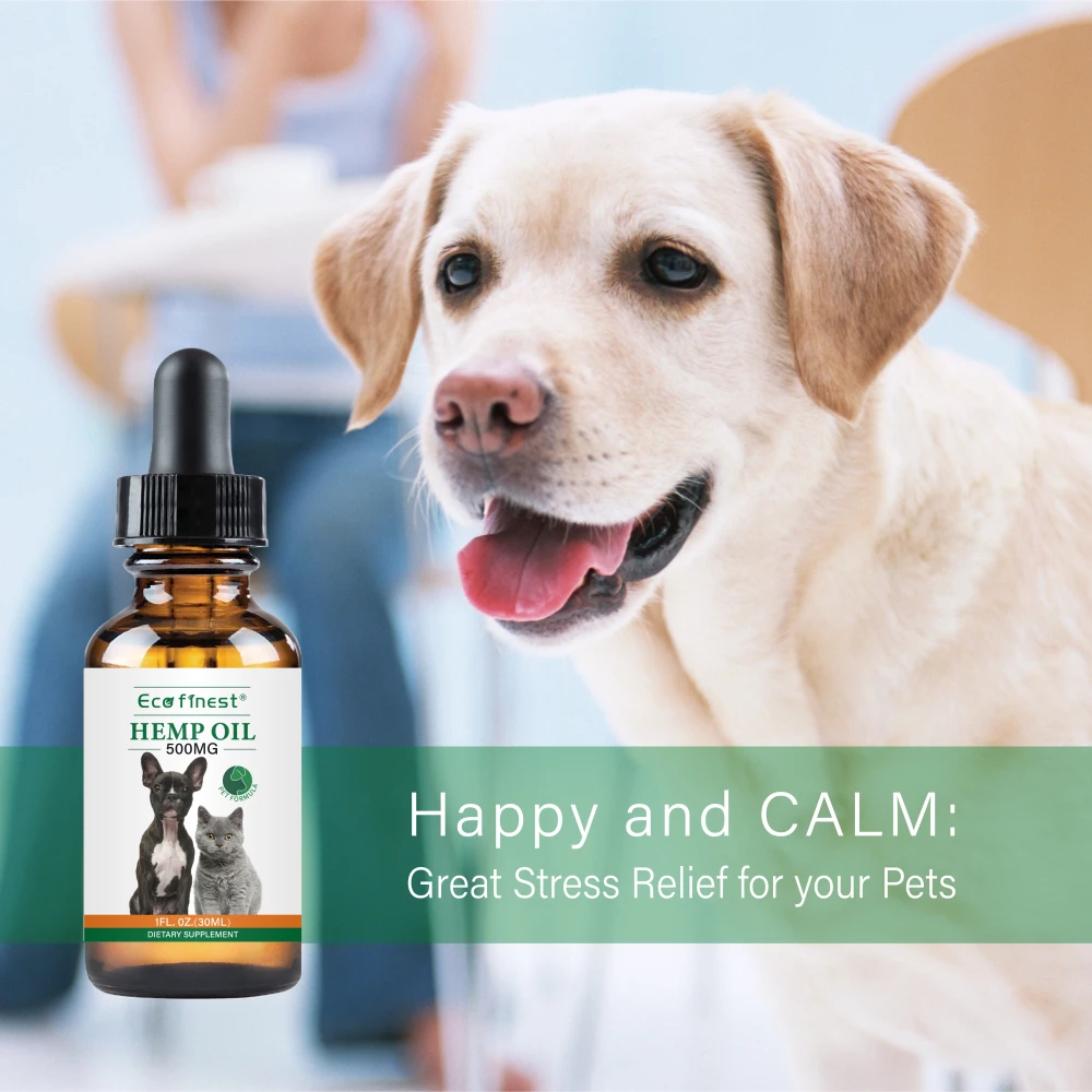 Hemp Oil for Dogs and Cats Anxiety Relief & Joint Support ECO finest Pet Dietary Supplement 30ml 16 hemp oil for dogs cats anxiety relief goo cv89sv7j desc 10