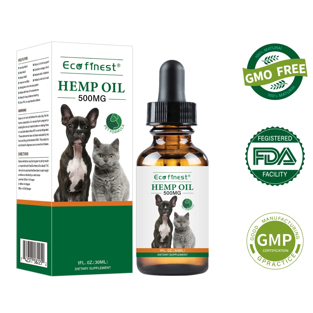 Hemp Oil for Dogs and Cats Anxiety Relief & Joint Support ECO finest Pet Dietary Supplement 30ml 17 hemp oil for dogs cats anxiety relief goo cv89sv7j desc 11