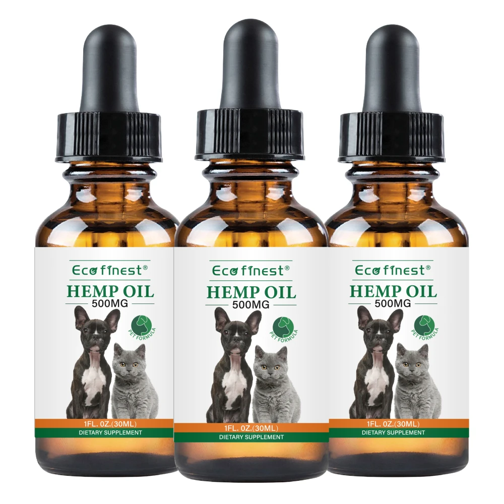 Hemp Oil for Dogs and Cats Anxiety Relief & Joint Support ECO finest Pet Dietary Supplement 30ml 18 hemp oil for dogs cats anxiety relief goo cv89sv7j desc 12