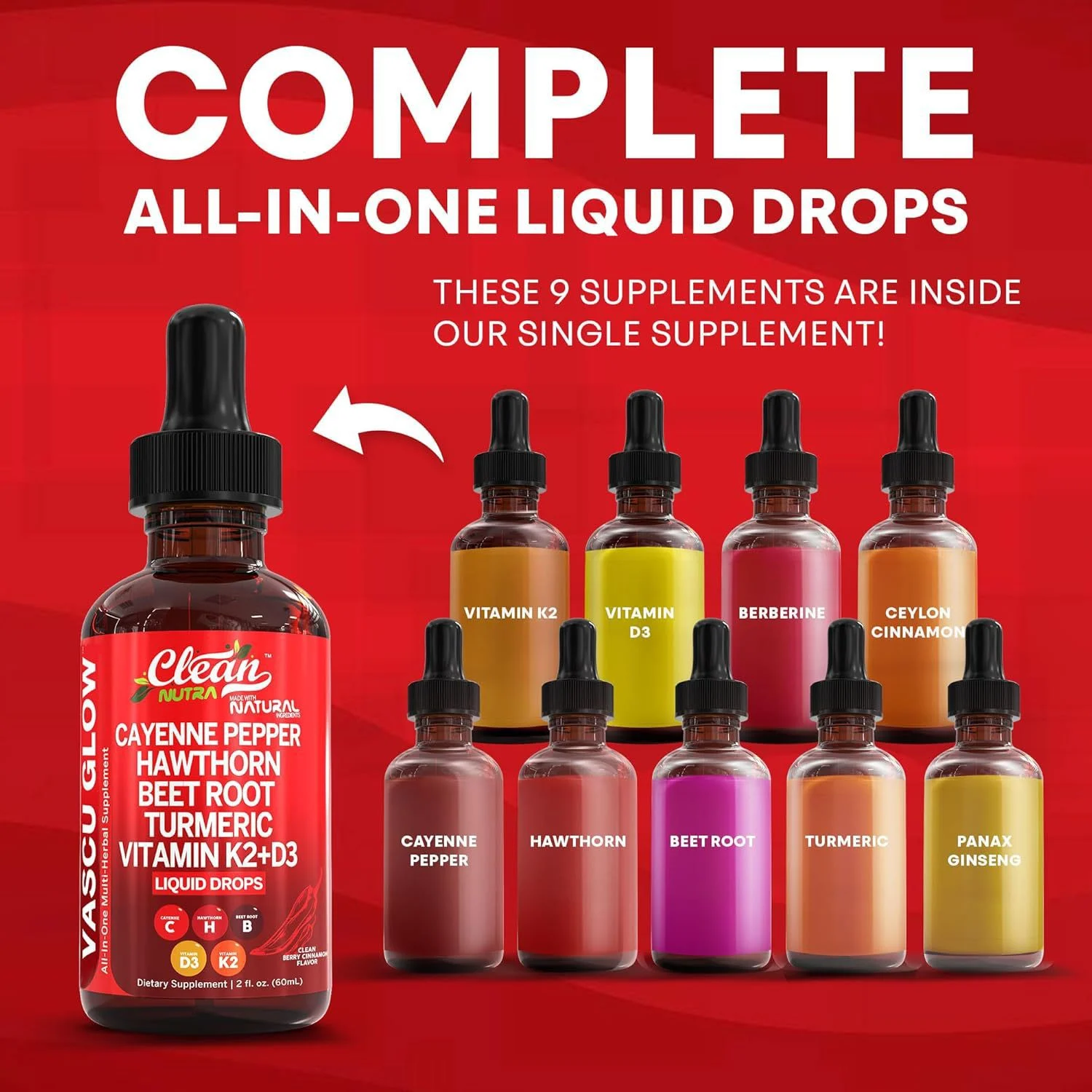 Herbal Dietary Supplement Liquid Drops - Tongkat Ali, Shilajit & Black Walnut Extract for Vitality and Wellness - 60ml/120ml 10 herbal dietary supplement liquid drops goo 8pvjc6hj desc 4