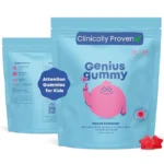 Genius Gummy Kids Focus Gummies with Gotu Kola and Rhodiola for Attention and Cognitive Growth