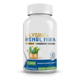 L-Lysine Monolaurin Capsules for Immune Support - 1:1 Ratio Enhanced Formula - 600mg Strength