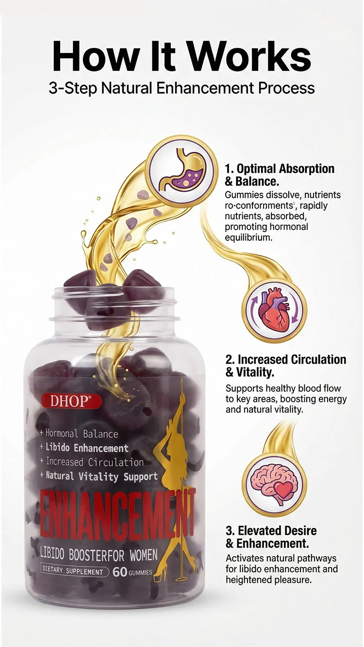 Libido Booster Gummies for Women with Maca & Ashwagandha - Natural Desire & Hormone Support 9 libido booster gummies for women goo 9dzujsn6 desc 4