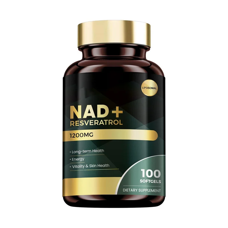 Liposomal NAD+ Resveratrol Capsules for Anti-Aging and Cellular Energy 1200mg (100 Softgels) 8 liposomal nad resveratrol capsules goo 7hd6eycy desc 3