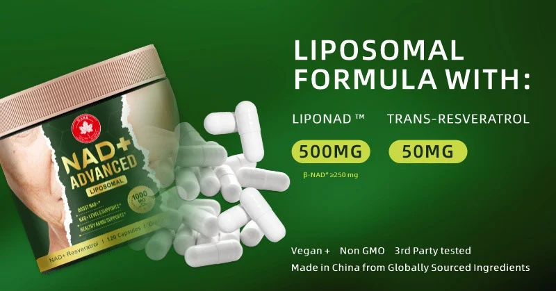 NAD+ Resveratrol Capsules Liposomal Supplement for Anti-Aging and Cellular Health - 1000mg (120 Count) 7 liposomal nad resveratrol capsules supplement goo ez6hruxe desc 2