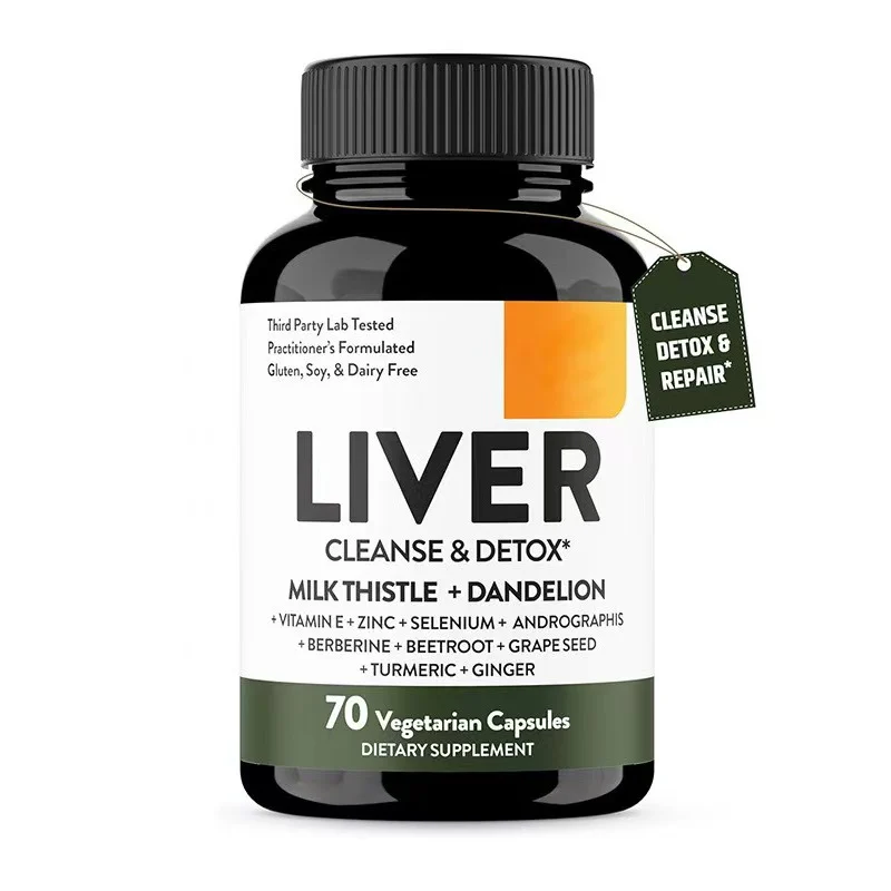 Liver Cleansing Detox Capsules Milk Thistle Goo 45usef5e 6
