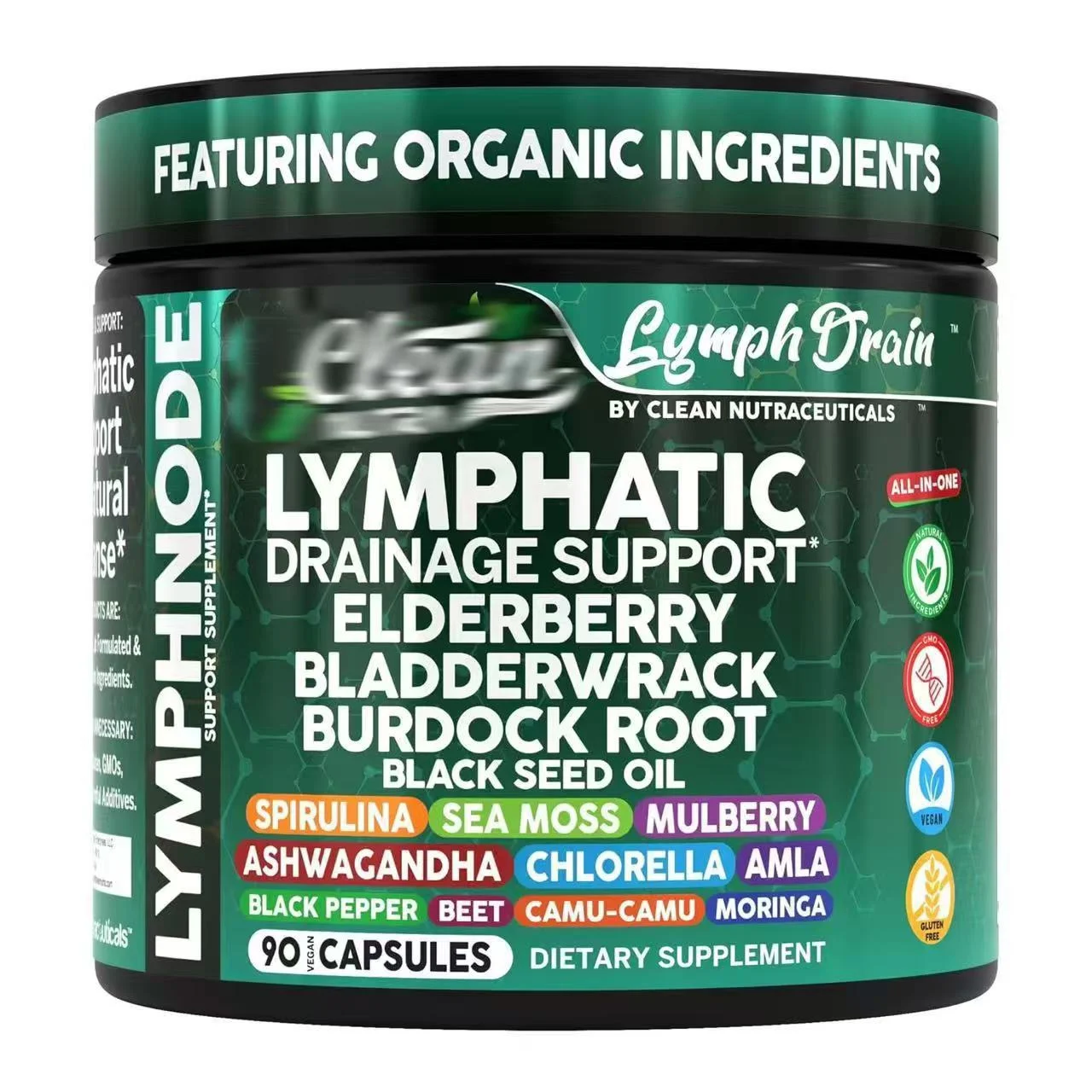 Lymphatic Drainage Supplement Detox Capsules Goo X6be5tsz 7
