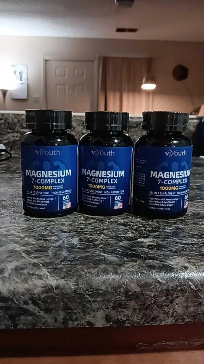 Magnesium Complex Supplement 10-in-1 for Muscle Relaxation & Sleep Support, 1000mg, 60 Veggie Capsules 12 magnesium complex 10 in 1 capsules goo 27c363hc desc 6