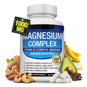 Magnesium Complex Supplement 8-in-1 Maximum Absorption for Muscle & Bone Support