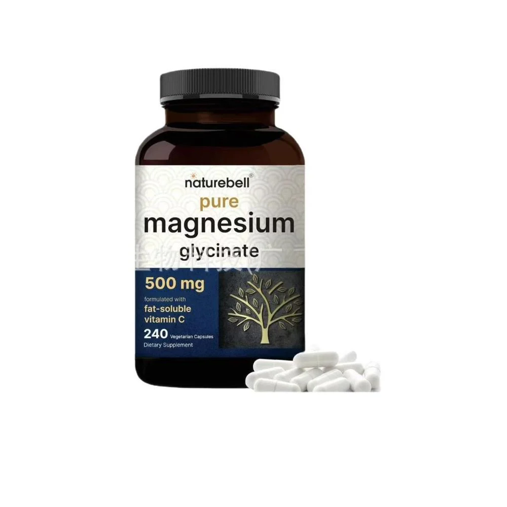 Magnesium Glycinate 500mg Vegetarian Capsules Goo T5nh4ttn 4