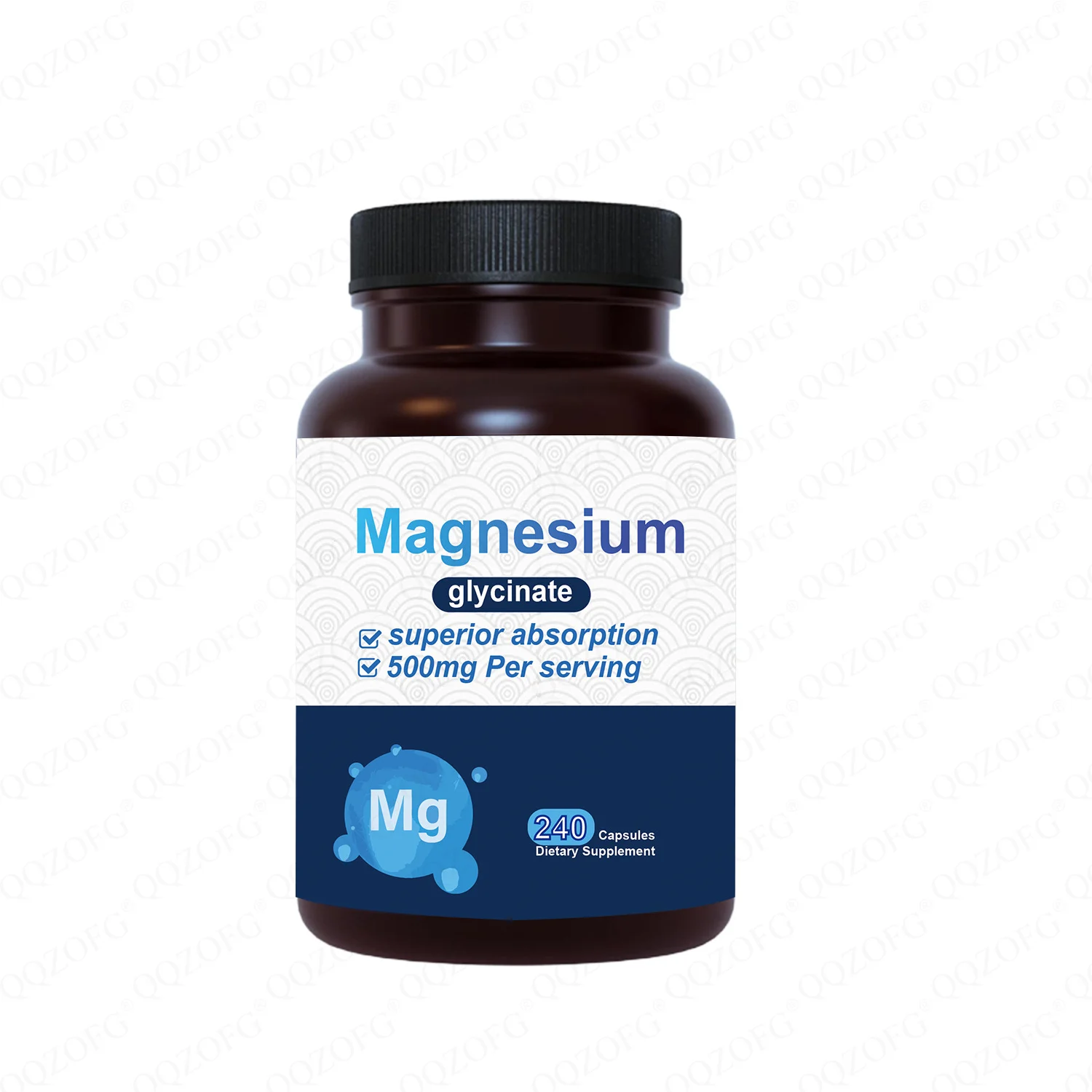 Magnesium Glycinate Capsules 500mg High Absorption Chelated Magnesium Supplement for Sleep, Muscle Recovery & Relaxation