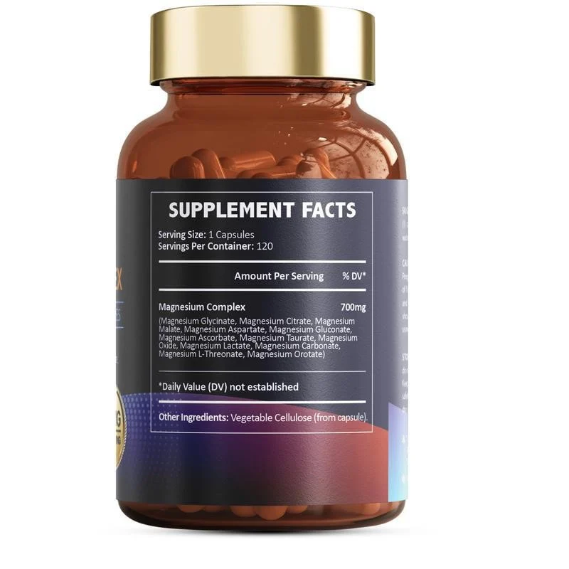 Magnesium Glycinate Capsules High Absorption Muscle & Sleep Support - 120 Vegan Capsules 9 magnesium glycinate capsules 120 vegan goo 97ueswbt desc 3