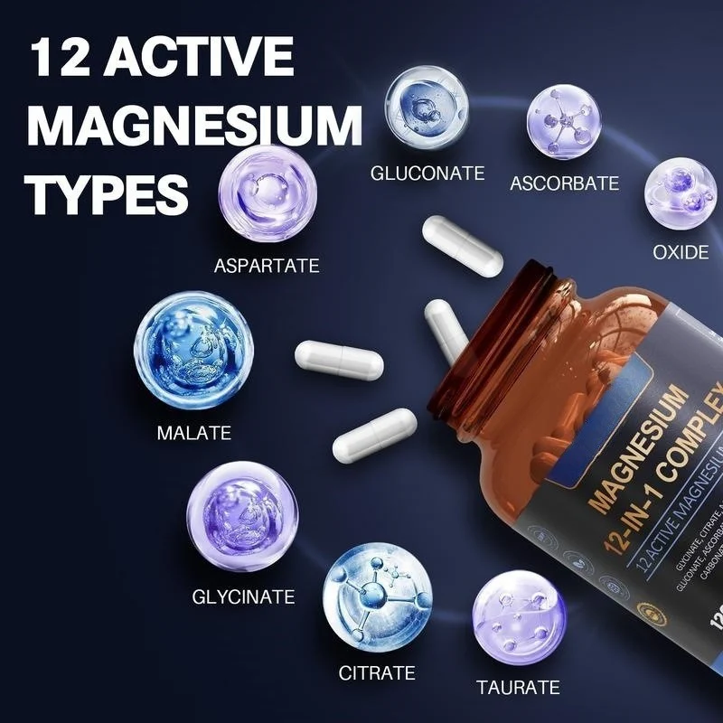 Magnesium Glycinate Capsules High Absorption Muscle & Sleep Support - 120 Vegan Capsules 10 magnesium glycinate capsules 120 vegan goo 97ueswbt desc 4