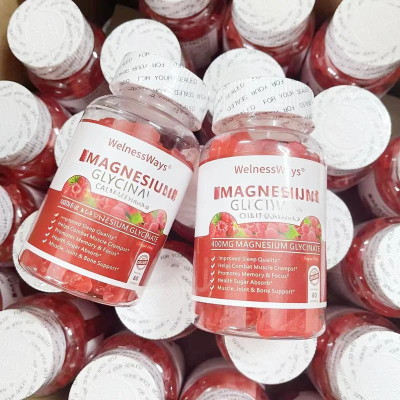 Magnesium Glycinate Gummies 400MG for Sleep, Muscle Cramps & Stress Relief, 60 Count 16 magnesium glycinate gummies 60 count 400mg goo u3jtxmw4 desc 10