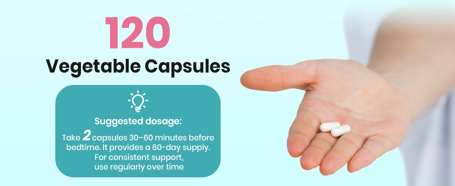 VEV DeepCalm Magnesium Glycinate with Zinc, Ashwagandha & L-Theanine - 120 Capsules 16 magnesium glycinate zinc capsules goo 938t6hhy desc 11