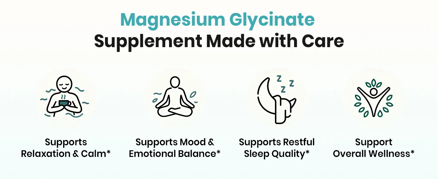 VEV DeepCalm Magnesium Glycinate with Zinc, Ashwagandha & L-Theanine - 120 Capsules 14 magnesium glycinate zinc capsules goo 938t6hhy desc 9