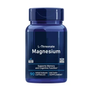 Magnesium L-Threonate capsules bottle providing cognitive function and memory support
