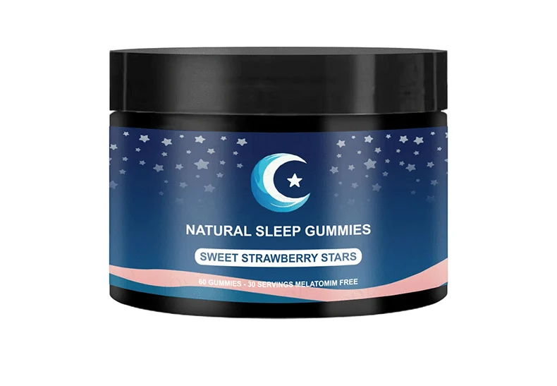 Melatonin Sleep Gummies Natural Strawberry Flavor Vegan Pectin for Restful Sleep 4 melatonin sleep gummies strawberry goo 4dy9rsma desc 1