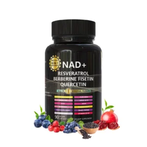 Ultra Force NAD+ Supplement 18-in-1 Capsules with Resveratrol & Berberine - 90 Vegan Capsules