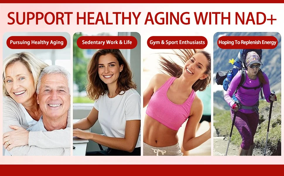 NAD+ Supplement Drink 1000mg Anti-Aging Booster with Resveratrol, PQQ & Quercetin - 30 Packets 12 nad plus supplement drink resveratrol pqq goo nd3w782d desc 6
