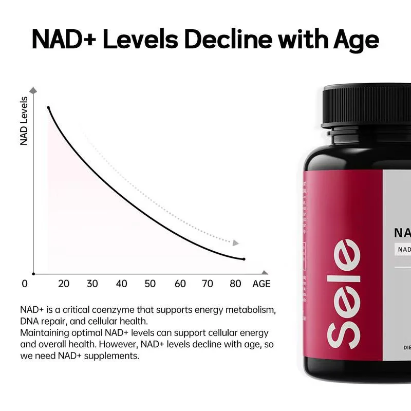 NAD+ For Women Supplement with Nicotinamide Riboside & CoQ10 - 30 Capsules