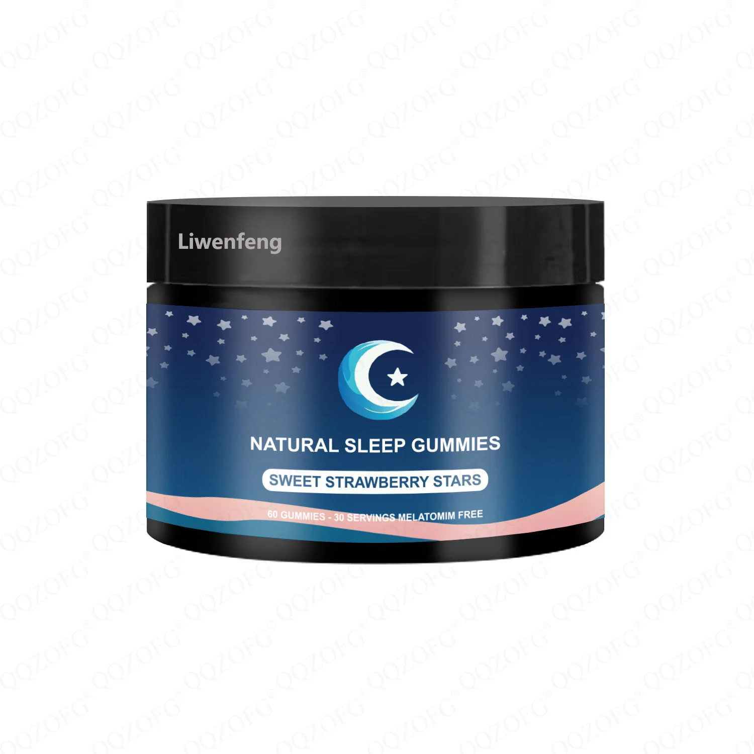 Natural Sleep Gummies Melatonin-Free Sleep Aid with 5-HTP & Magnesium Glycinate (60 Count)