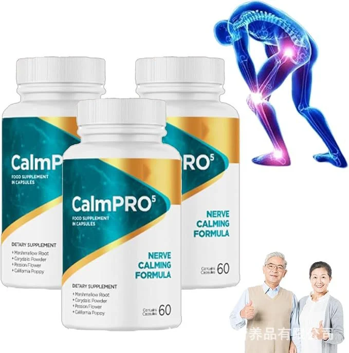 CalmPRO5 Nerve Calming Capsules for Stress Relief and Nerve Support 4 nerve support capsules goo cz2fgapn desc 1