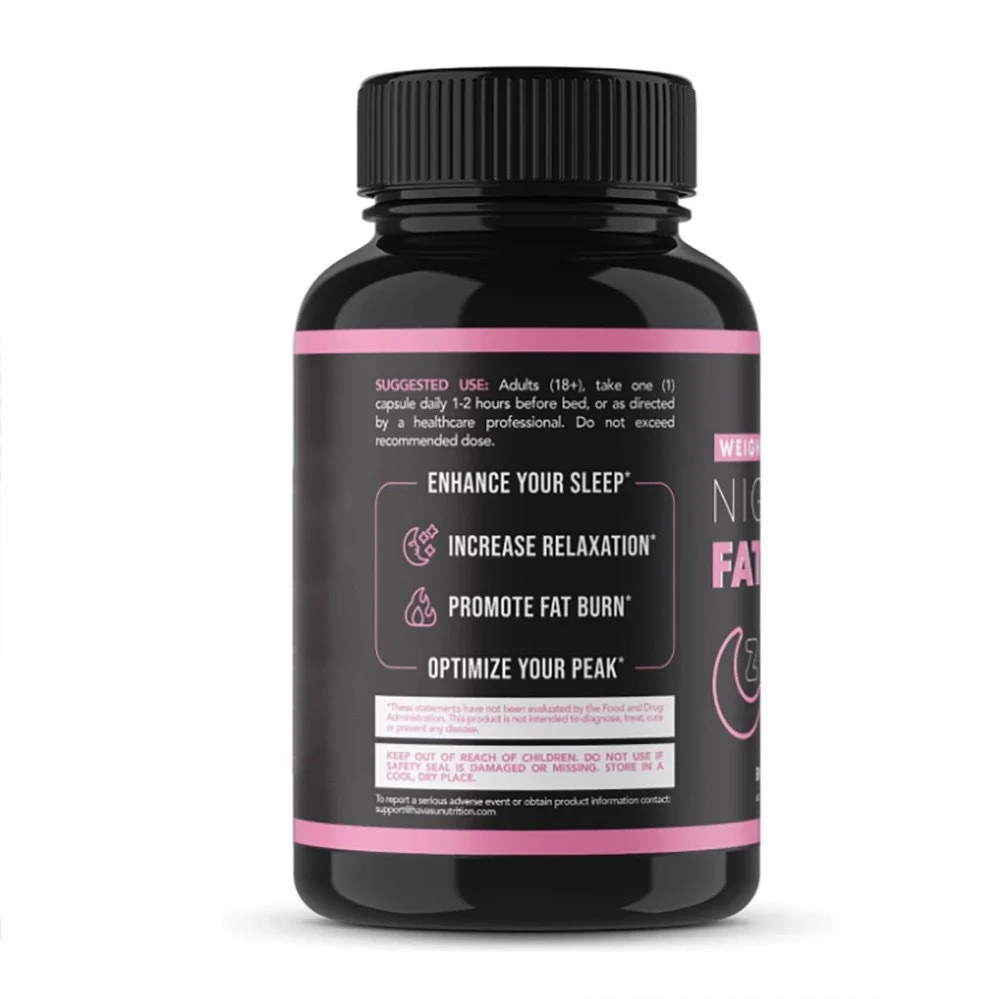 Night Time Fat Burner for Women - Weight Loss & Sleep Support Supplement (60 Capsules) 7 night time fat burner women goo bpdp43c9 desc 2