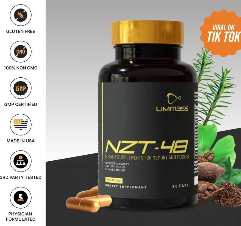 NZT-48 Brain Supplement for Memory and Focus Nootropic Energy & Mood Booster 30 Capsules 12 nzt 48 brain supplement memory focus goo ccvkxvcw desc 2
