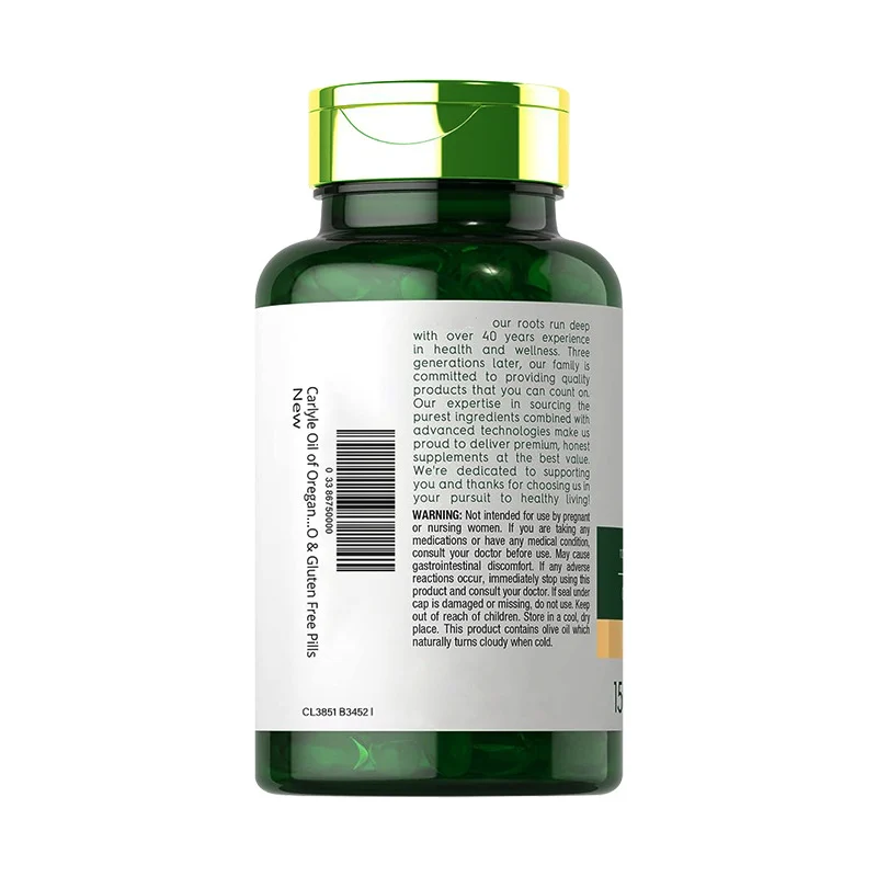 Oil of Oregano Softgels 4000mg Potency - Wild Harvested Mediterranean Oregano Leaf Extract with Carvacrol - 150 Quick Release Softgels 5 oil of oregano softgels 4000mg 150 capsules goo pmwy3b67 desc 2