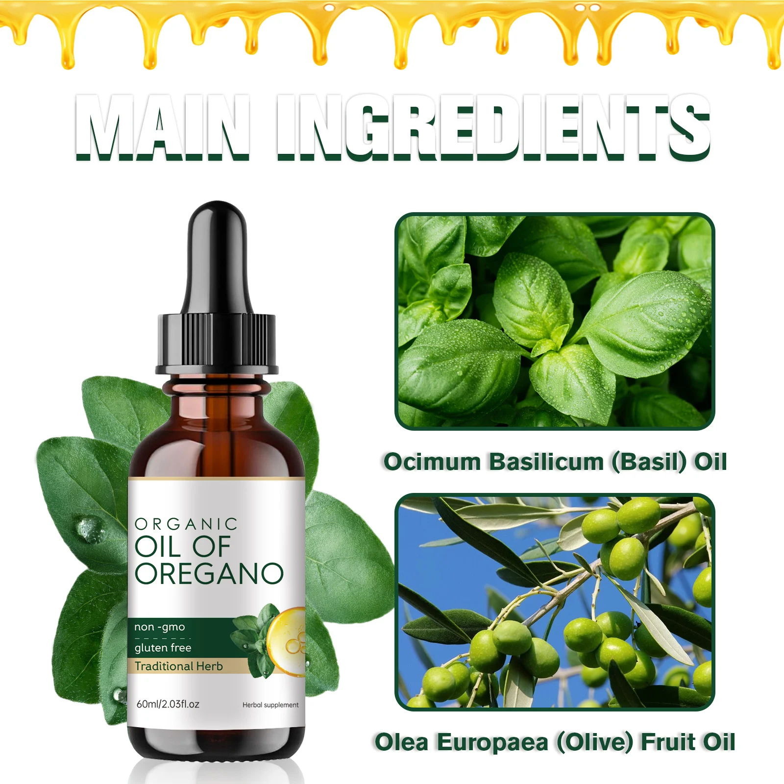 Oil of Oregano Supplement 60ml Immune & Digestive Aid Organic Liquid Drops 14 oil of oregano supplement 60ml organic liquid drops goo tj5z5kf3 desc 8