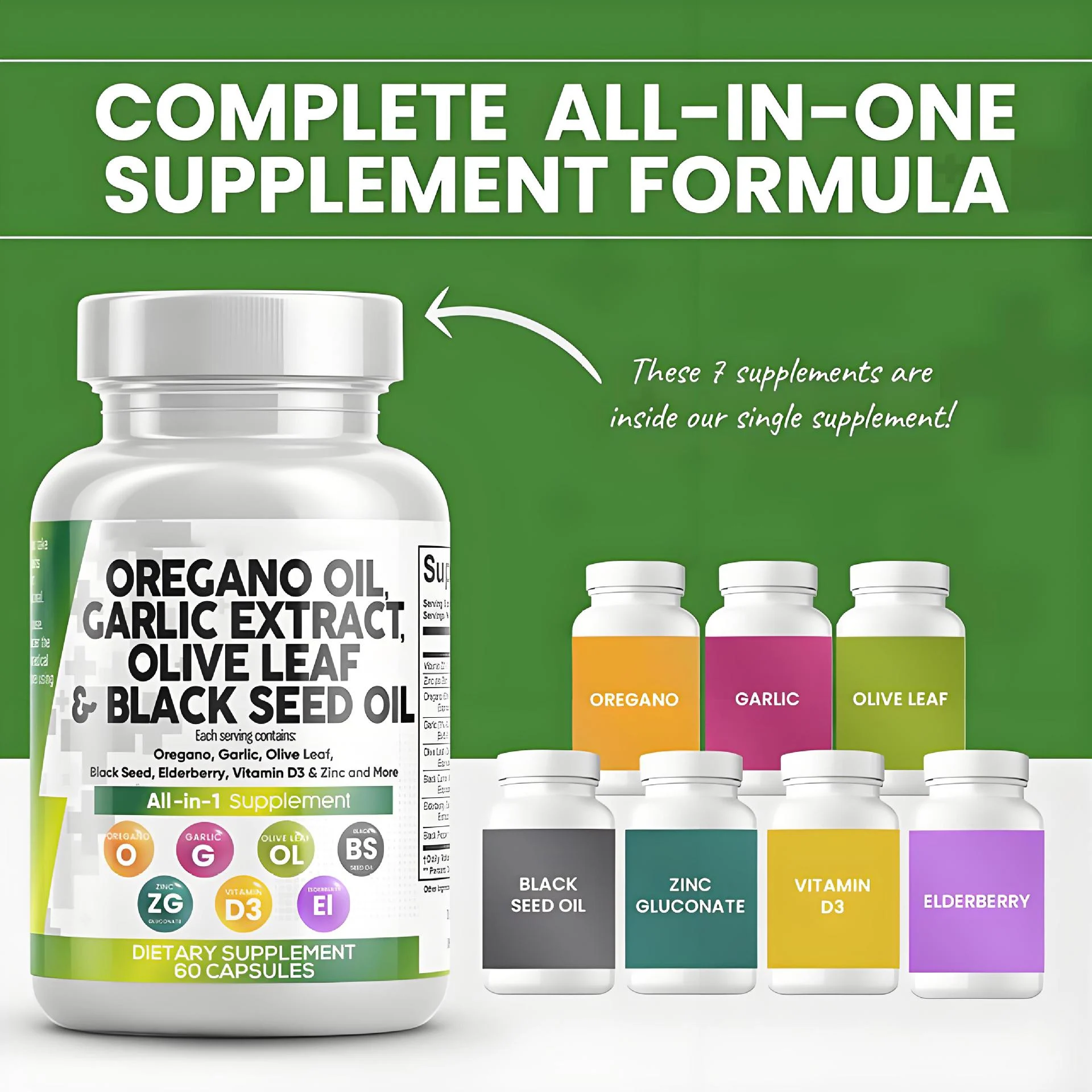 Oregano Oil Capsules Black Seed Oil Supplement Goo Rv6w99xs 3