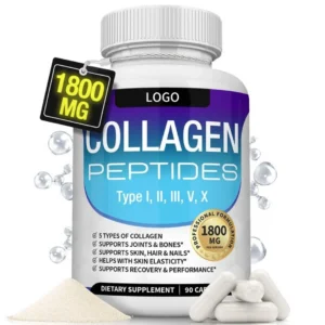 Collagen Peptides Capsules 5 Types I II III V X Joint Skin Hair Supplement
