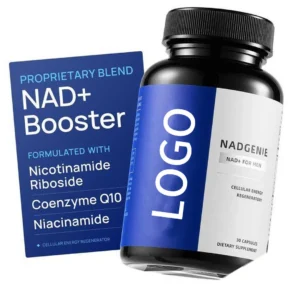 NAD+ Supplement for Men Cellular Energy Booster with Nicotinamide Riboside & CoQ10
