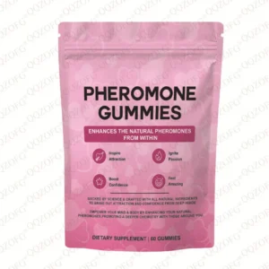 ProYoni Pheromone Gummies in a bottle, designed to enhance natural attraction and boost confidence with organic herbal ingredients.