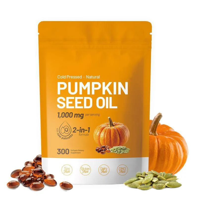 Pumpkin Seed Oil Saw Palmetto Softgels 300 Capsules Goo Z3gyvdwu 4