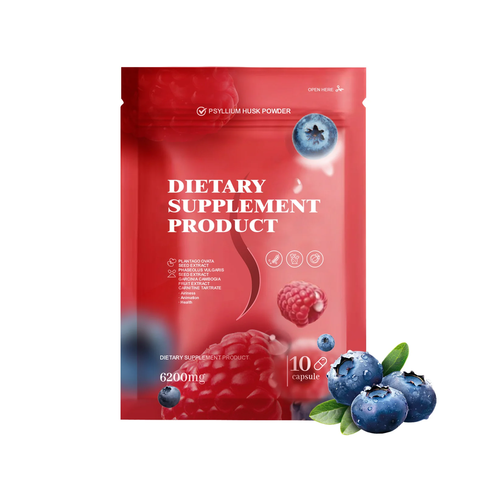 Raspberry Dietary Supplement Capsules for Gut Health & Metabolism 10pcs 7 raspberry dietary supplement gut health metabolism capsules 10pcs goo pe5zh3z7 desc 2