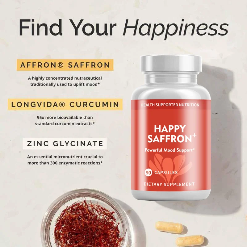 Saffron Capsules Mood Support Supplement Goo W43u4ayx 3