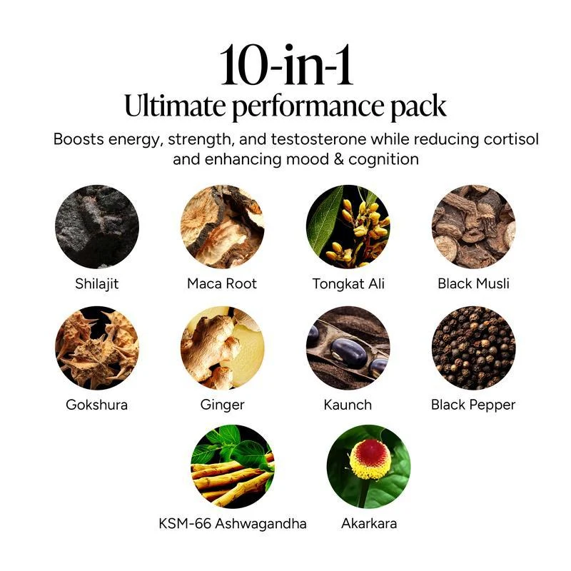Shilajit Gummies 10-in-1 Alpha Performance Supplement with Ashwagandha & Maca Root 4 shilajit gummies alpha performance supplement goo qjgs5v88 desc 1