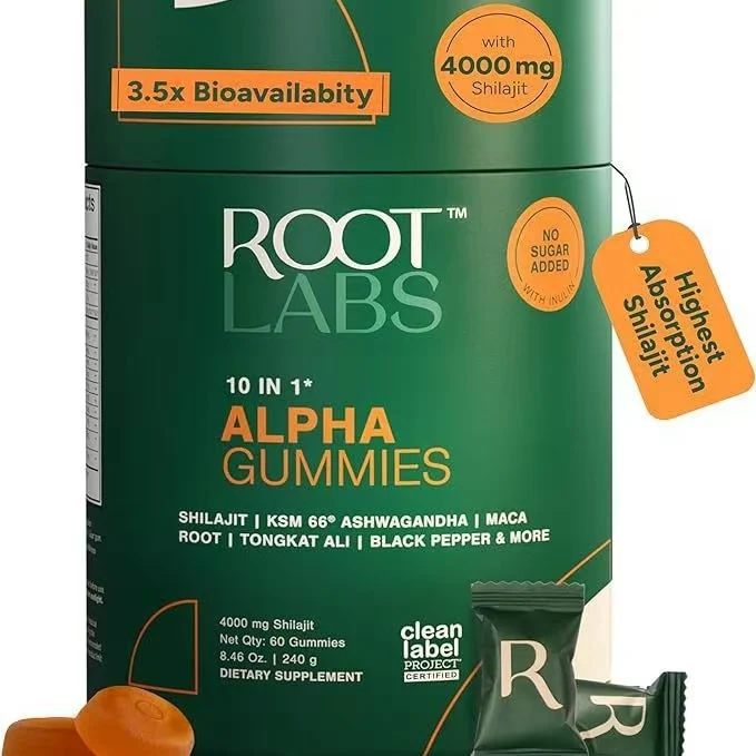 Shilajit Sea Moss Gummies 4000mg 10-in-1 Alpha Supplement with 75% Fulvic Acid & 85+ Trace Minerals 6 Shilajit Sea Moss Gummies 4000mg Alpha Supplement Goo Gc5nsmpt 6