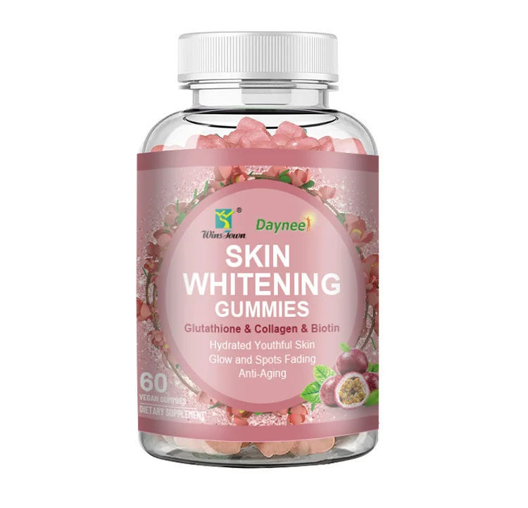 Skin Whitening Gummies with Glutathione, Collagen & Biotin for Anti-Aging and Radiant Glow - 60 Vegan Gummies 16 skin whitening glutathione collagen gummies goo 7bq63xas desc 10