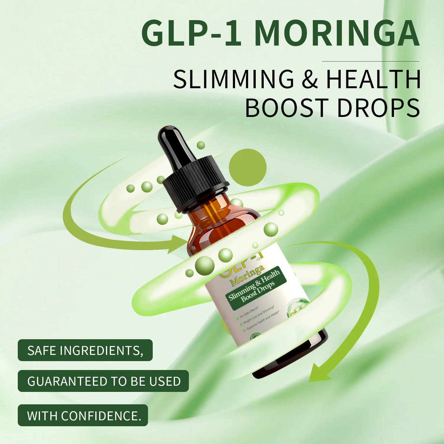 GLP-1 Moringa Slimming & Health Boost Drops for Weight Loss 10 slimming health boost drops goo gqj34w2w desc 4