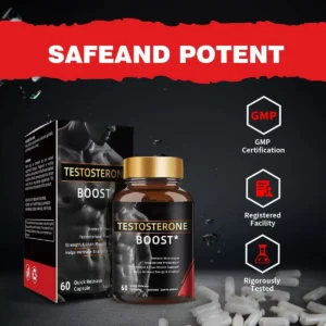 Testosterone Booster Capsules for Men's Strength, Muscle Support, and Vitality