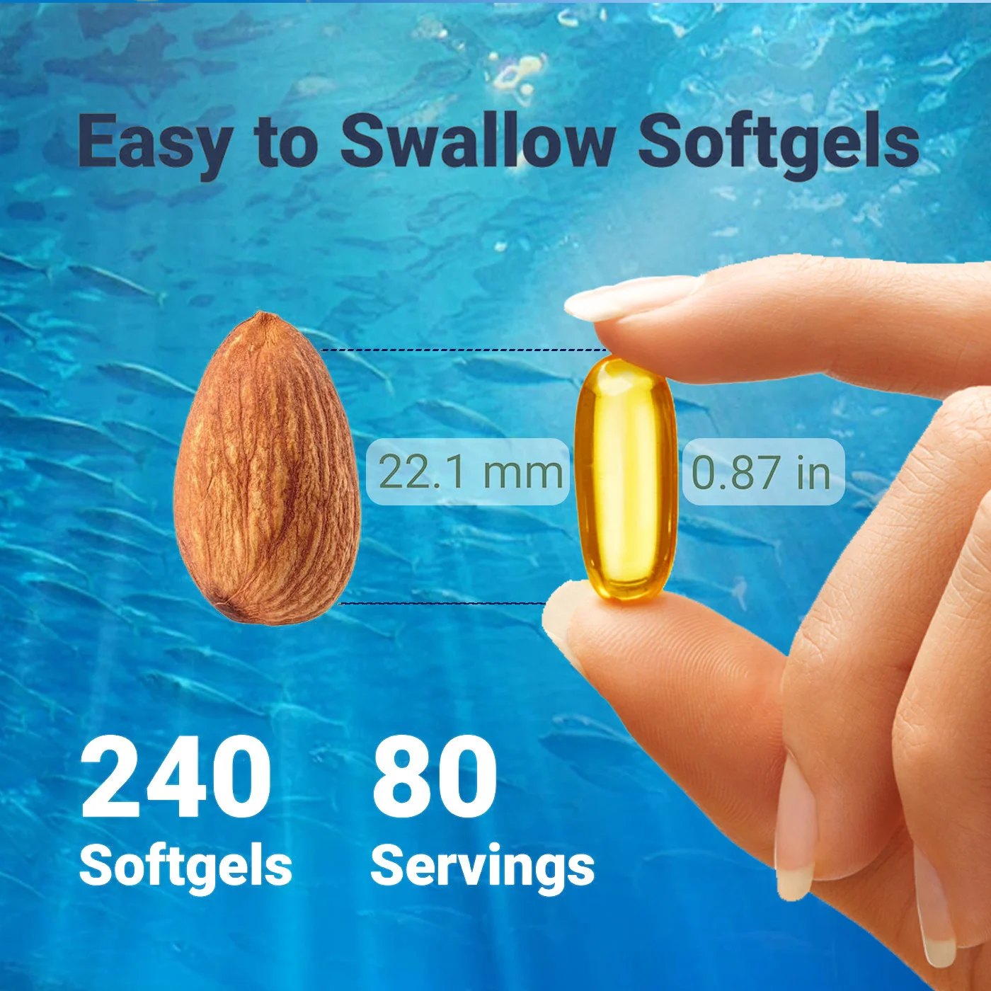 Triple Strength Fish Oil Softgels 240 Count High EPA DHA 8 triple strength fish oil softgels 240 count high epa dha goo 3hjyw3wd desc 3