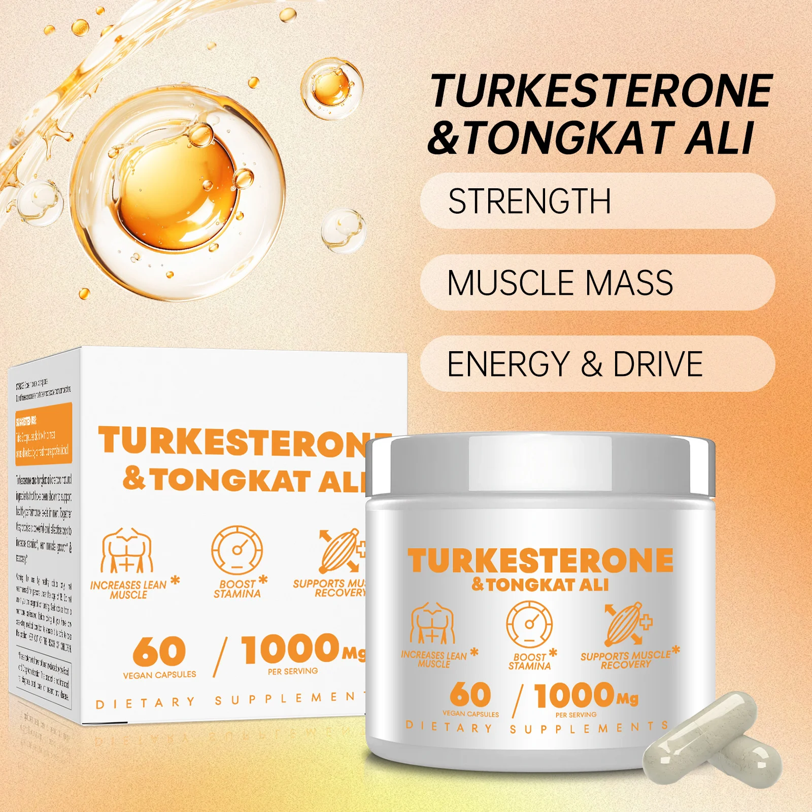 Turkesterone Tongkat Ali Capsules 1000mg 60 Capsules Lean Muscle Growth Supplement 16 turkesterone tongkat ali capsules lean muscle growth supplement goo kg8g53wn desc 10